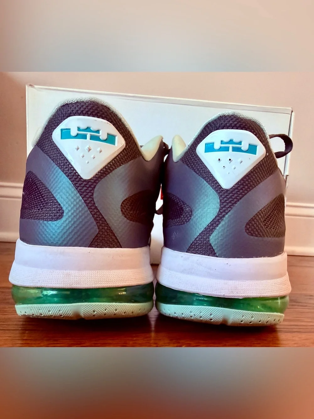 Nike LeBron 9 Low Easter Size 13 OG Box Extra Laces
